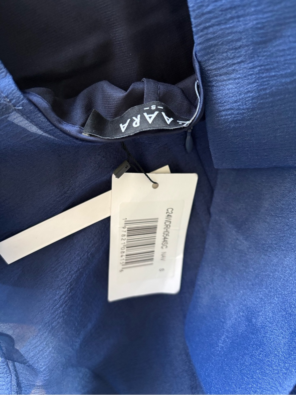 NWT CAARA Melody Navy Ted Baker Factory Maxi Dress  Size XL , Small , Medium - Picture 9 of 11
